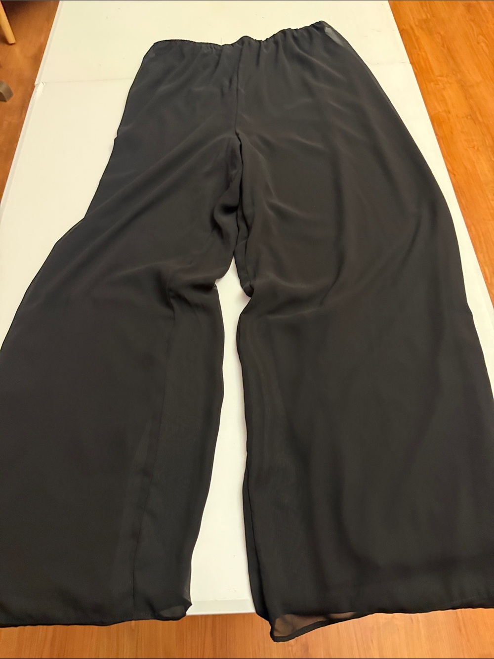 Alex Evenings Black Elastic-Waist Skirt or Pants